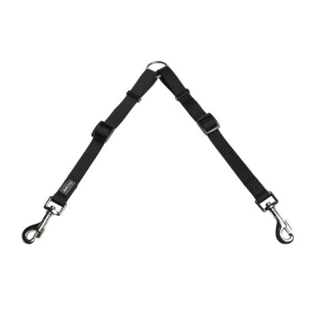 AniOne Nylonowa smycz Classic czarny M