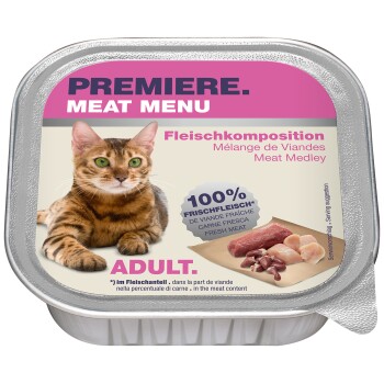 PREMIERE Meat Menu Adult Kompozycja mięsna 16x100 g