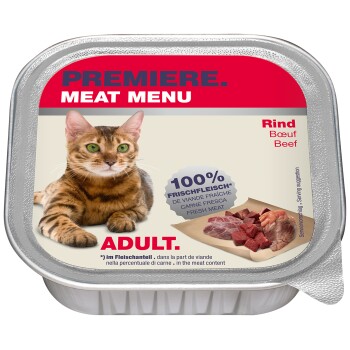 PREMIERE Meat Menu Adult Wołowina 16x100 g