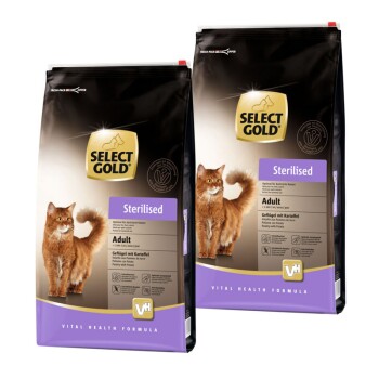 SELECT GOLD Adult Sterilised Drób z ziemniakami 2x10 kg