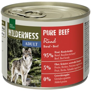 REAL NATURE WILDERNESS Adult Pure Beef 6x200 g