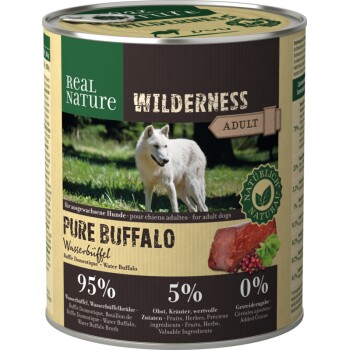 REAL NATURE WILDERNESS Adult Pure Buffalo Bawół Domowy 6x800 g