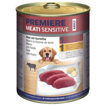 PREMIERE PREMIERA Meati Sensitive Wołowina z ziemniakami 6x800 g