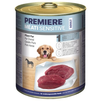 PREMIERE PREMIERA Meati Sensitive Pferd Pur 6x800 g