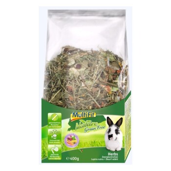 MultiFit Grain Free Herbs dla królików miniaturowych 400g