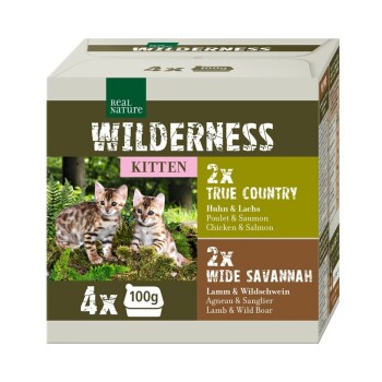 REAL NATURE WILDERNESS Kitten Multipack 4 x 100 g