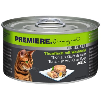 PREMIERE Fine Filets Tuńczyk z jajkiem przepiórczym 12x100 g