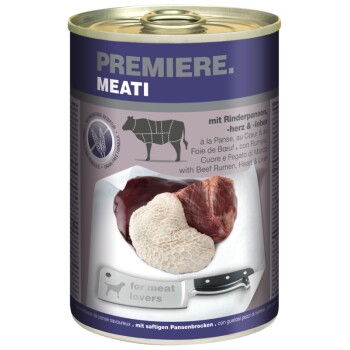 PREMIERE Meati Żwacze, serca i wątroba wołowa 6x400 g