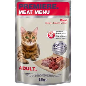 PREMIERE Meat Menu Adult Wołowina 12x85 g
