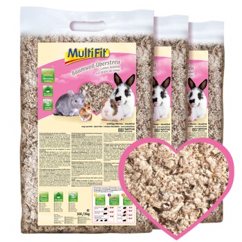 MultiFit Bawełniana ściółka uzupełniająca 3x30 l