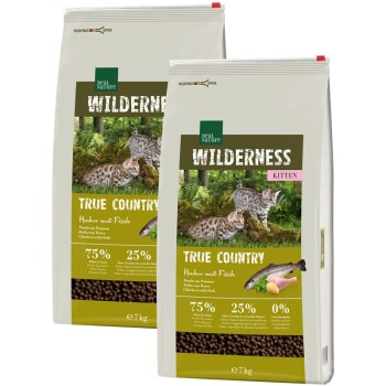 REAL NATURE Wilderness Kitten True Country Kurczak z rybą 2x7 kg