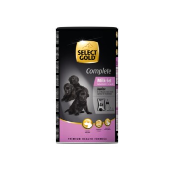 SELECT GOLD Complete Milk-Set Junior wraz z butelką na mleko i miarką 400 g
