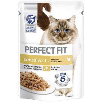 PERFECT FIT Sensitive 1+ 12 x 85 g Kurczak