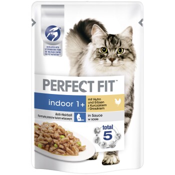 PERFECT FIT Indoor 1+ Kurczak 12 x 85 g