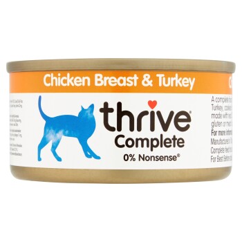 Thrive Cat Complete 12 x 75 g Pierś z kurczaka i indyk