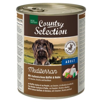 REAL NATURE Country Selection 6 x 800 g Mediterran z bawołem i kurczakiem