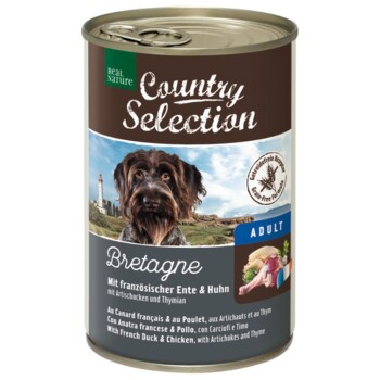 REAL NATURE Country Selection Adult 6 x 400 g Bretagne z kaczką i kurczakiem