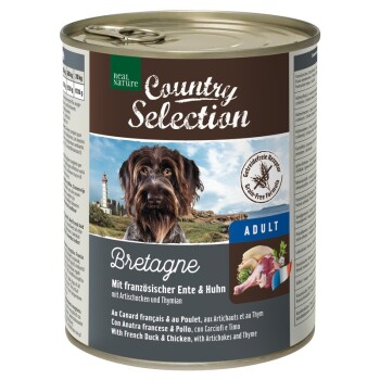 REAL NATURE Country Selection 6 x 800 g Bretagne z kaczką i kurczakiem