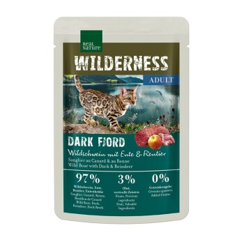 REAL NATURE Wilderness Adult 12 x 85 g Dark Fjord dzik z kaczką i reniferem
