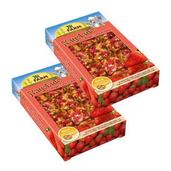 JR Farm Nagolade Tabliczka dla gryzoni z truskawkami 2x125 g