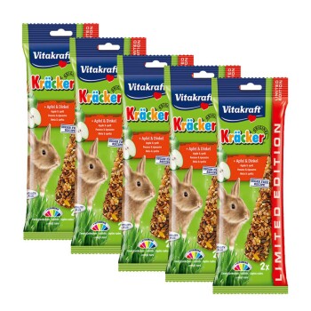 Vitakraft Kräcker dla królików miniaturowych 5 x 2 szt. Jabłko i orkisz
