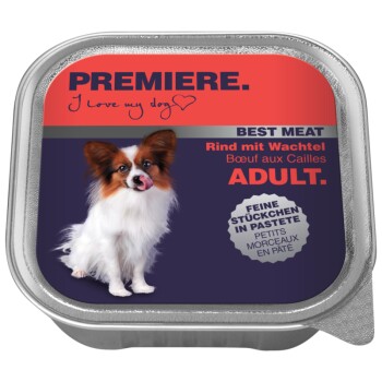 PREMIERE Best Meat Adult Wołowina z przepiórką 16x100 g