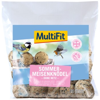 MultiFit Letnie pyzy dla ptaków bez siatki 20 szt