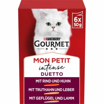 GOURMET Mon Petit Intense 8 x 6 x 50 g Duety z mięsem