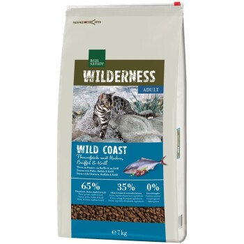 REAL NATURE Wilderness Wildcoast Adult Tuńczyk z kurczakiem, bawołem i krylem 7 kg