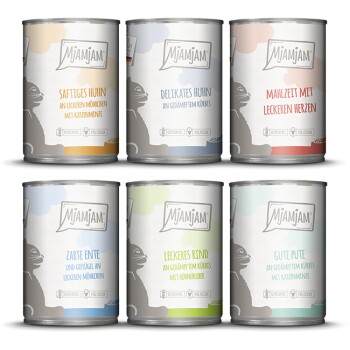 MjAMjAM mokra karma dla dorosłych kotów, zestaw mieszany 6x400 g Zestaw mieszany 3