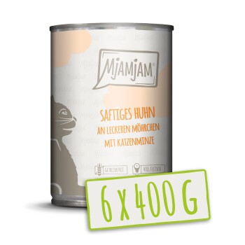 MjAMjAM mokra karma dla kota dorosłego 6x400 g Kurczak z marchewką