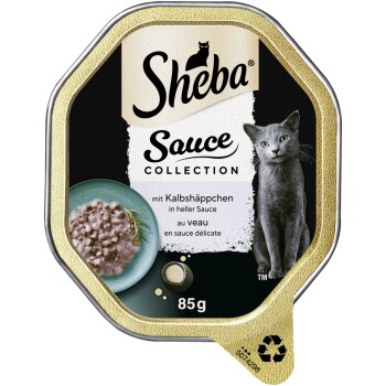 Sheba Sauce Collection 22 x 85 g z kawałkami cielęciny, w sosie