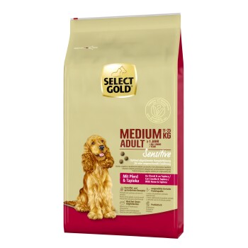 SELECT GOLD Sensitive Adult Medium Konina i tapioka 12 kg