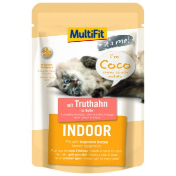 MultiFit It's Me Coco Indoor z indykiem 24x85 g