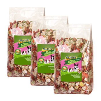 MultiFit Płatki warzywne 3 x 750 g