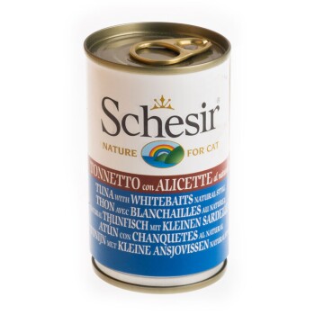Schesir Natural 24x140g Tuńczyk z małymi sardynkami