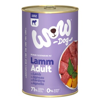 WOW Adult 6 x 400 g Jagnięcina z dynią