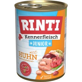 RINTI Kennerfleisch Junior 12 x 400 g Kurczak