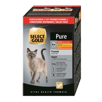 SELECT GOLD Adult Pure 6x85g Wielopak 1