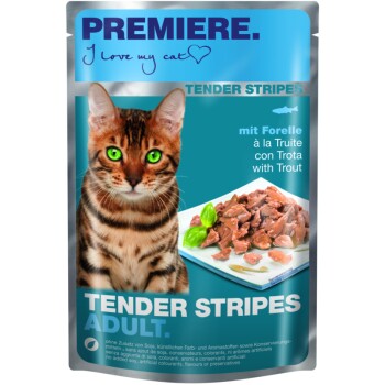 PREMIERE Tender Stripes Pstrąg 28x85 g