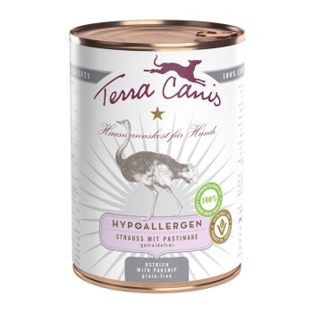 Terra Canis Hypoallergen Adult 6 x 400 g Struś z pasternakiem
