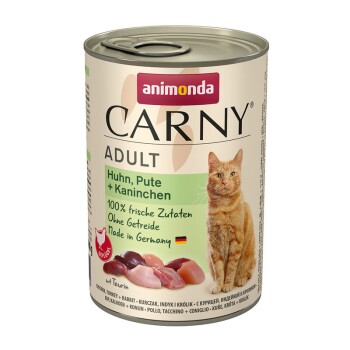animonda Carny mokra karma dla kota dorosłego 6x400 g Kurczak, indyk i królik