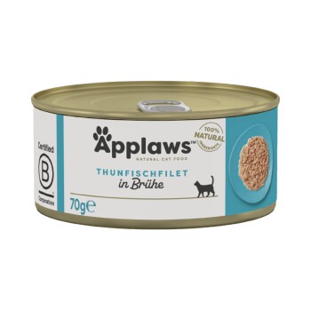 Applaws mokra karma dla kota Adult w bulionie Filet z tuńczyka 24x70 g