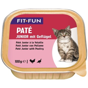 FIT+FUN Junior Paté Drób 16x100 g