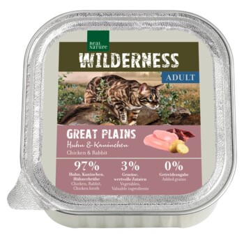 REAL NATURE WILDERNESS Adult 16 x 100 g Great Plains Kurczak i królik