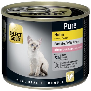 SELECT GOLD Pure Kitten Paté 6x200 g
