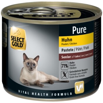 SELECT GOLD Pure Senior Pasztet Kurczak 6x200 g