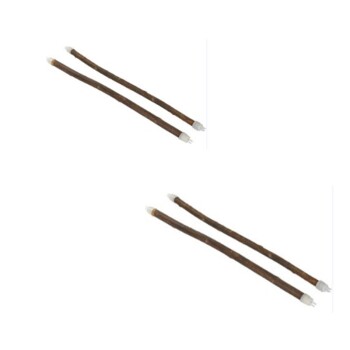 AniOne Okonie z naturalnego drewna 2 sztx2