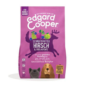 Edgard & Cooper Adult Smaczny jeleń i kaczka z wolnego wybiegu 700 g