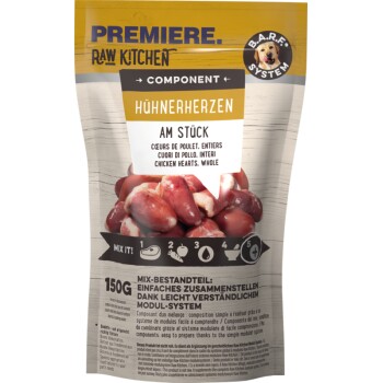 PREMIERE RAW KITCHEN Serca z kurczaka 8x150 g